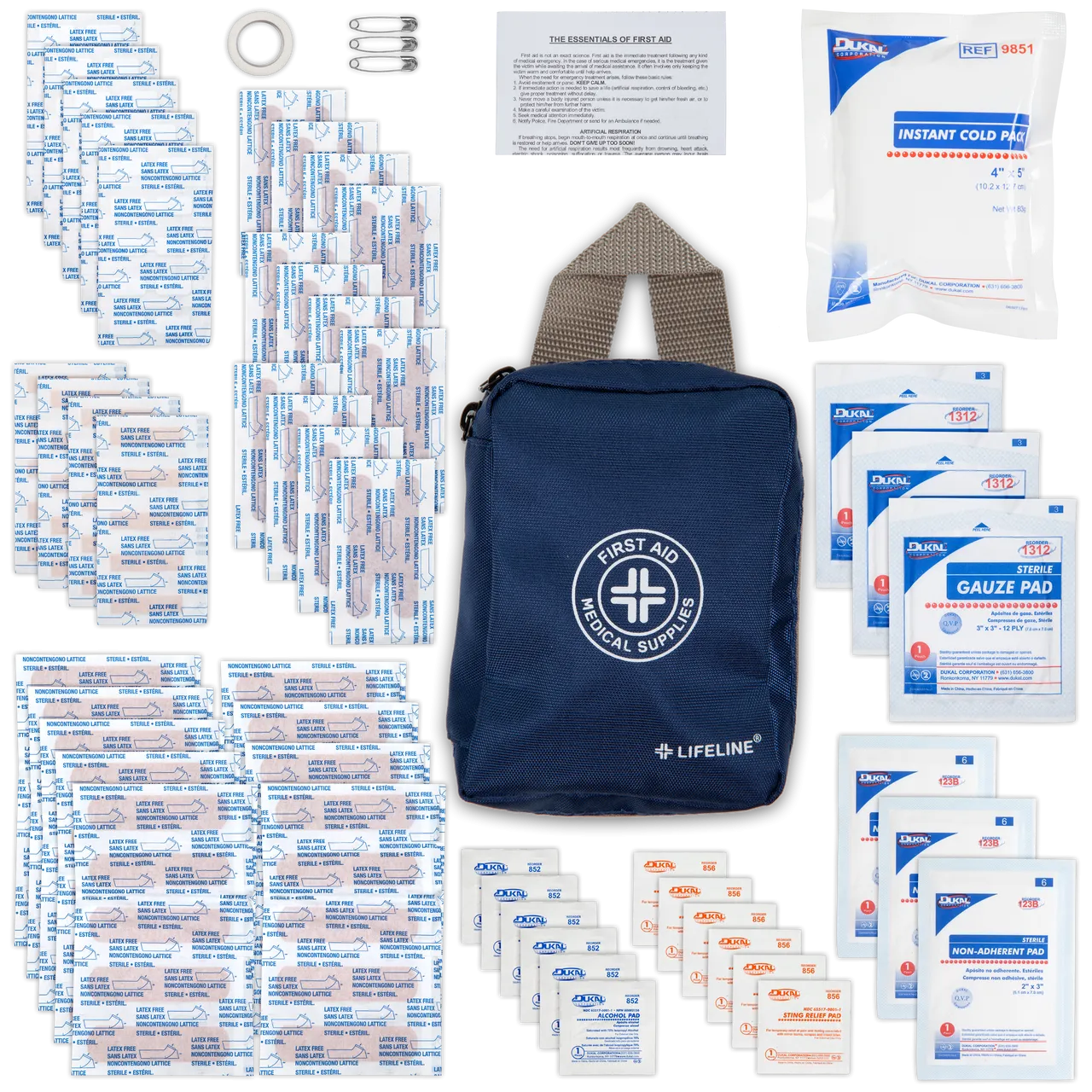 125 Piece Essential First Aid Kit