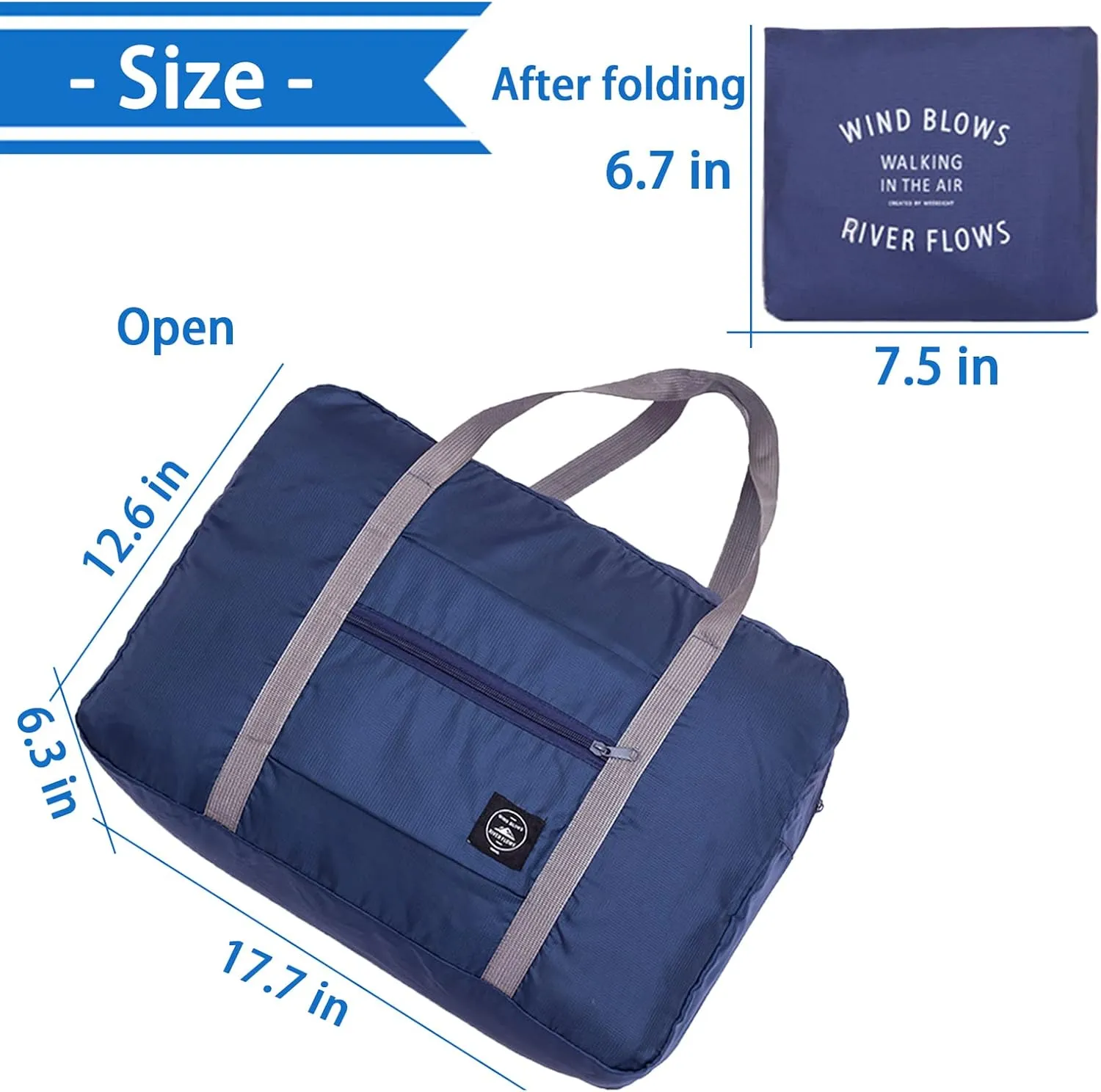 12PCS For Spirit Airlines Personal Item Bag Travel Bag Carry on Luggage Foldable Duffel Bag Sports Gym Bag Water Resistant Travel Duffel