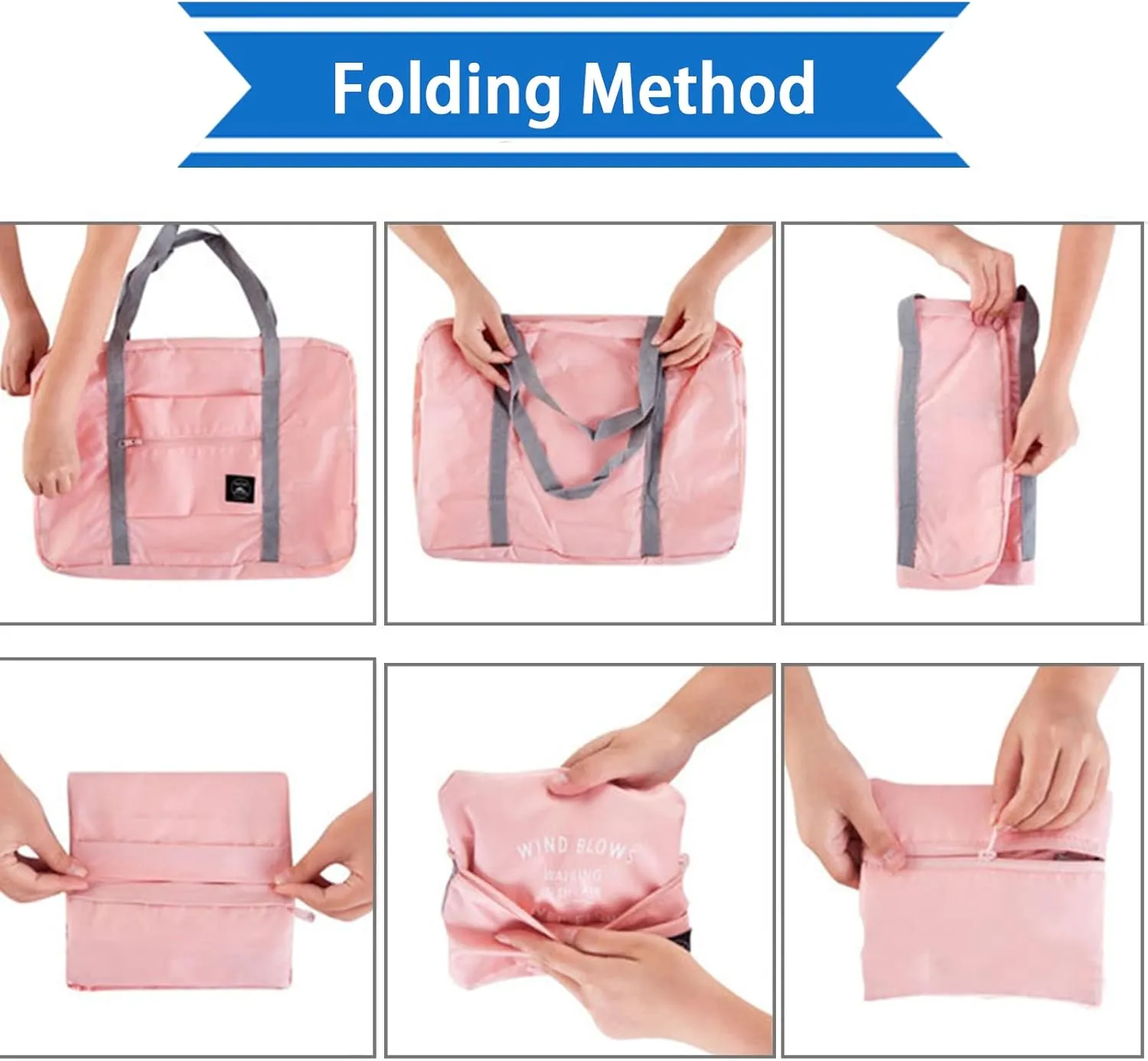 12PCS For Spirit Airlines Personal Item Bag Travel Bag Carry on Luggage Foldable Duffel Bag Sports Gym Bag Water Resistant Travel Duffel