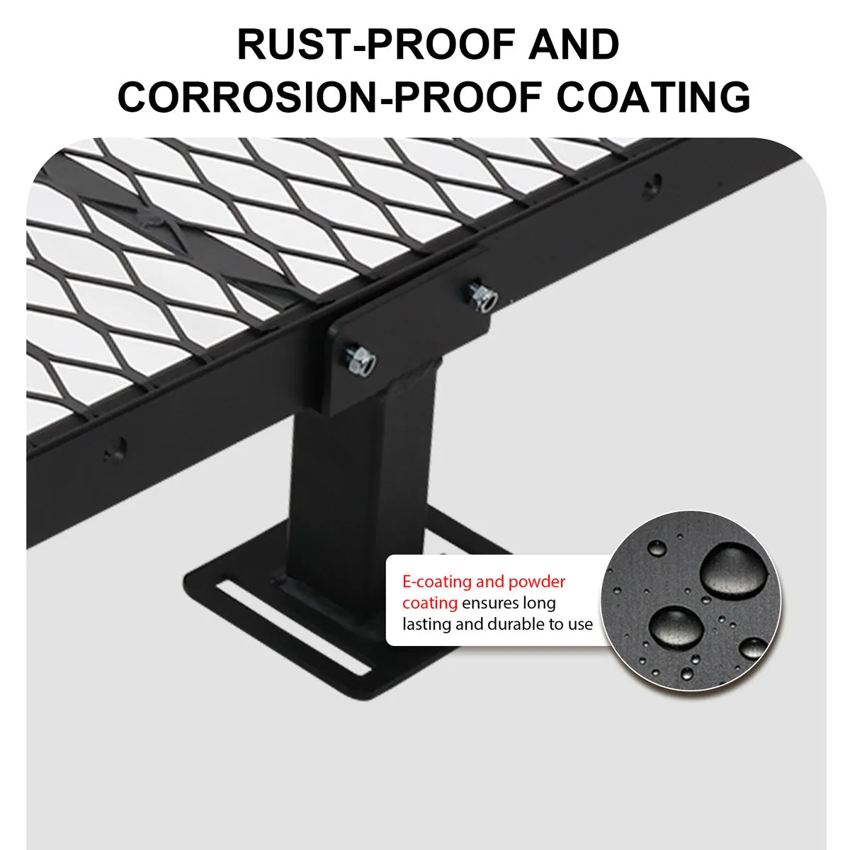 200 LB RV Bumper Rack, Cargo Carrier for Bikes and Luggage