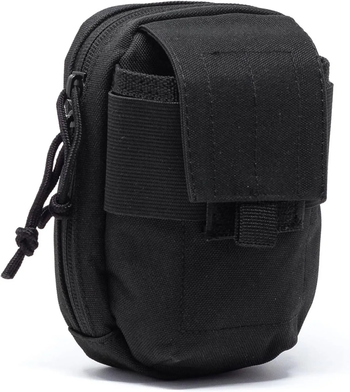 3VGEAR Tech Accessory Pouch - Rugged 600D PVC-Backed Polyester MOLLE Phone Holder with 2 Micro-Fleece Lined Pockets - Lightweight and Quick Access MOLLE Pouch