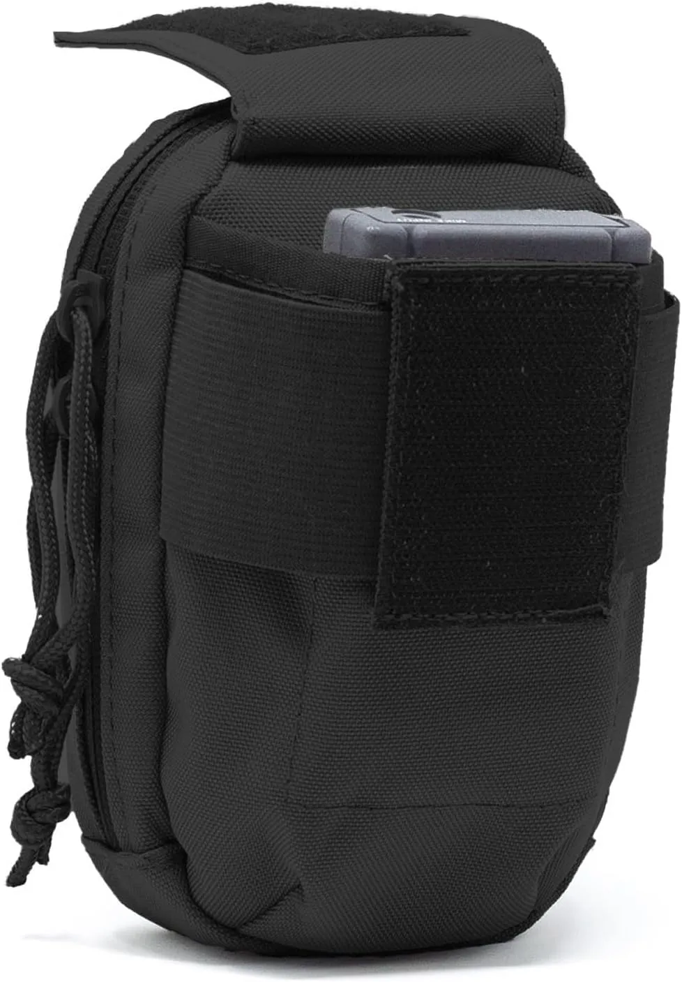 3VGEAR Tech Accessory Pouch - Rugged 600D PVC-Backed Polyester MOLLE Phone Holder with 2 Micro-Fleece Lined Pockets - Lightweight and Quick Access MOLLE Pouch