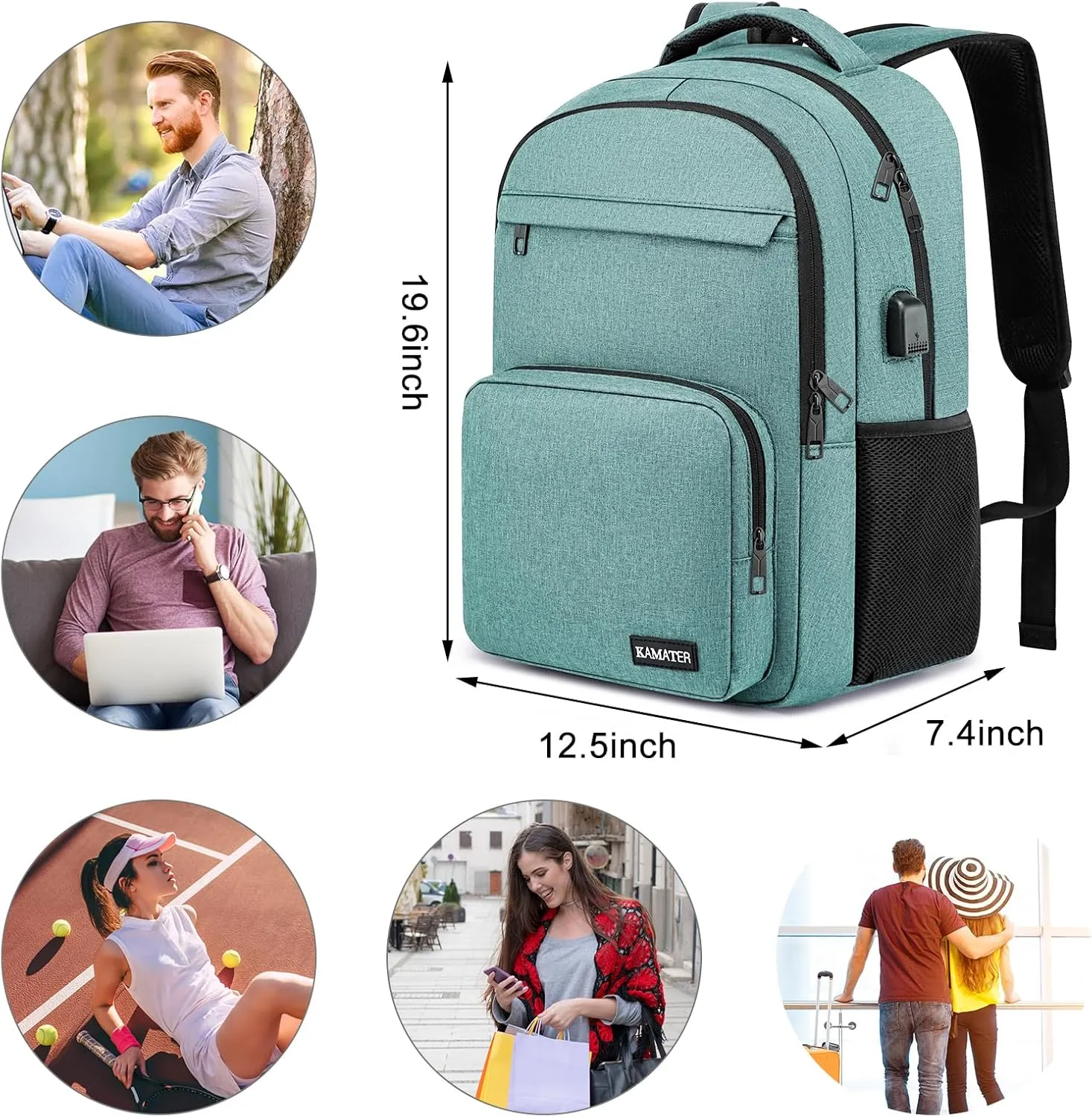 Backpack for School, college BackPack for Teens,Students, with 15.6 inch Laptop SleeveBack Pack for Boys, Large Computer Back Pack with Compartments for Men & Women