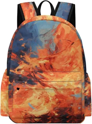 Backpack for Women Laptop Bag The Embers Are Flickering Hiking Backpacks Lightweight Casual Travel Daypack