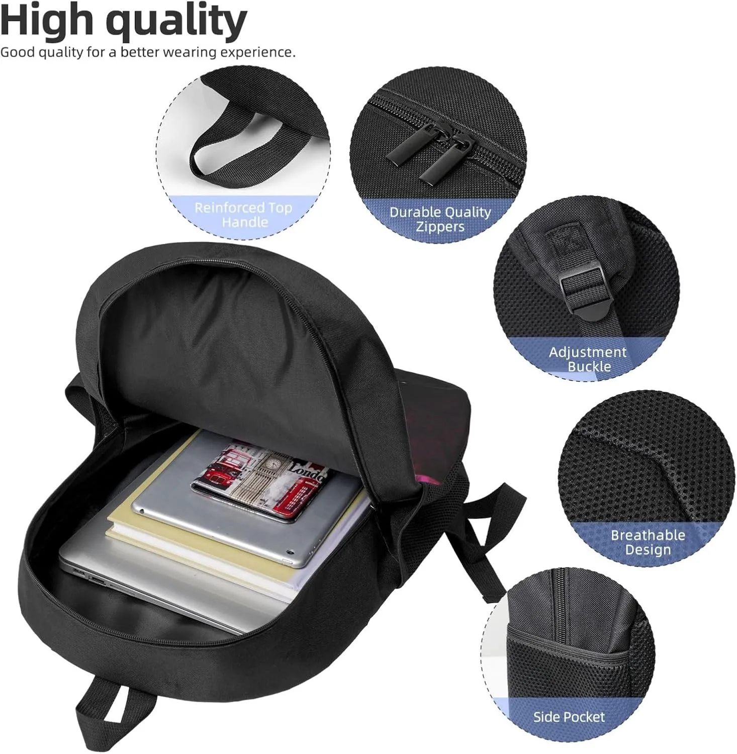 Backpack Travel Laptop Backpack for Men Women Art Colorful Computer Backpacks 17 inch Casual Daypack