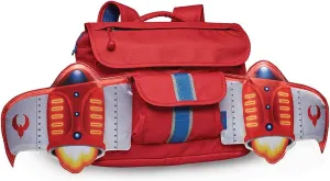 Bixbee Kids Backpack, Light Up Toddler Backpack for Girls & Boys with Pockets, Durable Zippers & Easy Carry Design - Perfect Size Small Bookbag for School in Firebird Flyer Backpack - Small