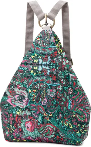 Black Butterfly Premium Backpack for Women, Bohemia Style Fashion Casual Daypack Backpack, Small Backpack Purse (03-green)