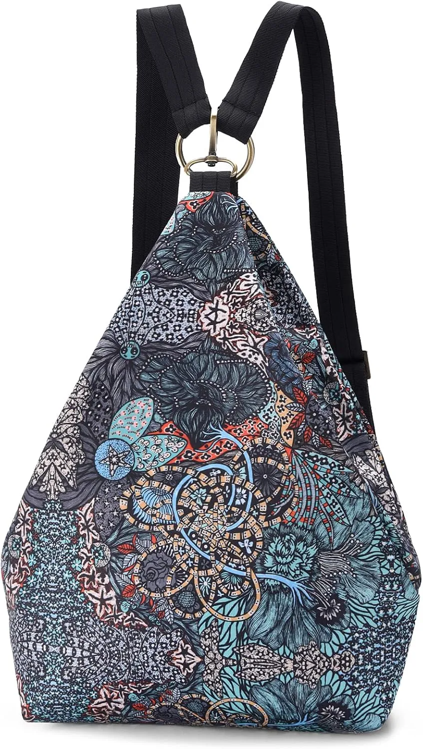 Black Butterfly Premium Backpack for Women, Bohemia Style Fashion Casual Daypack Backpack, Small Backpack Purse (69-grey)