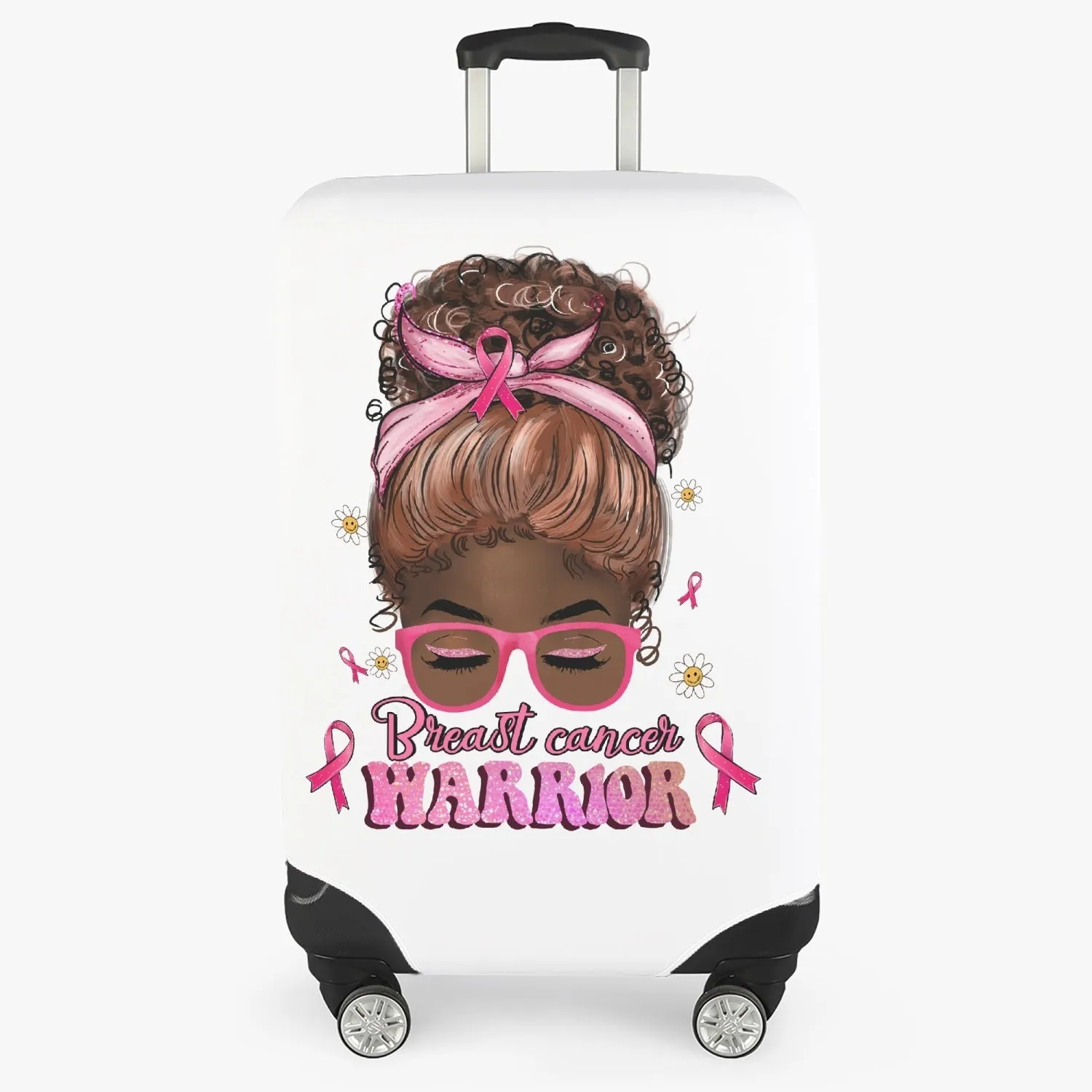 Breast Cancer Warrior Luggage Cover