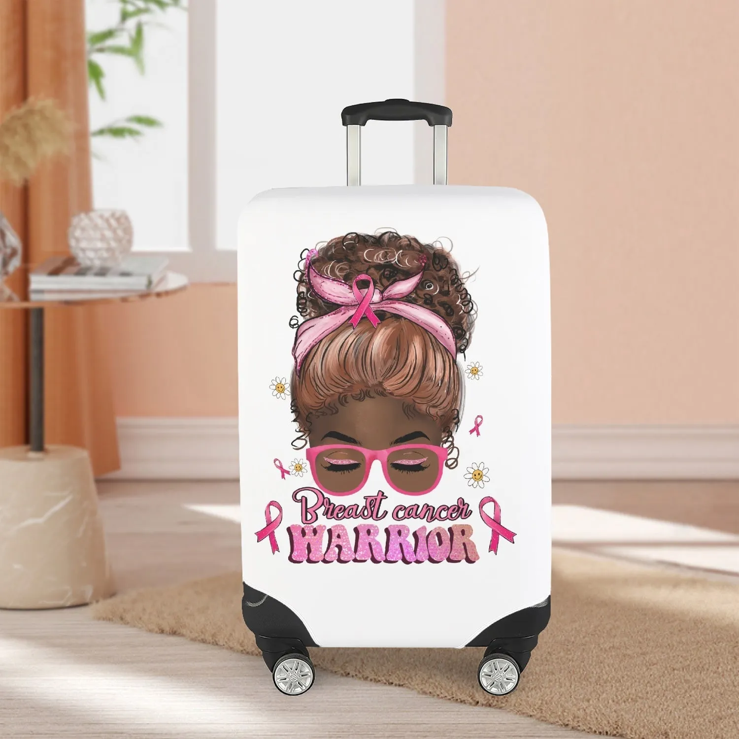Breast Cancer Warrior Luggage Cover