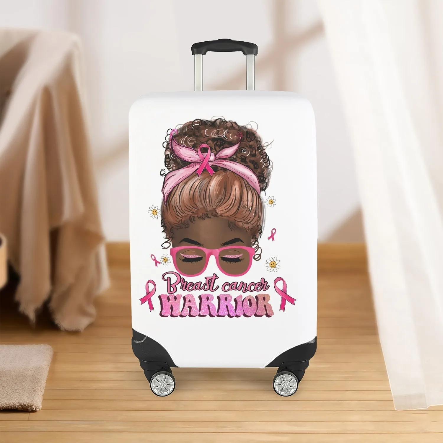 Breast Cancer Warrior Luggage Cover