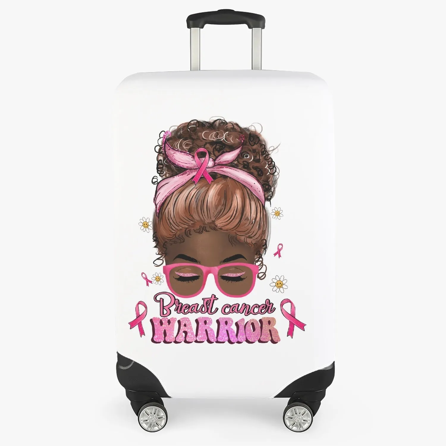 Breast Cancer Warrior Luggage Cover
