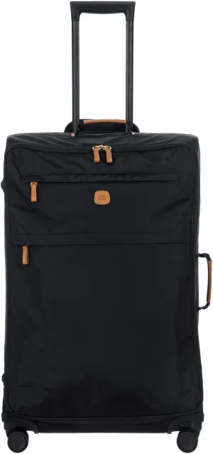 Bric's X-Bag Large Spinner with Frame - 30 Inch - Suitcases with Wheels - Checked Luggage - Black