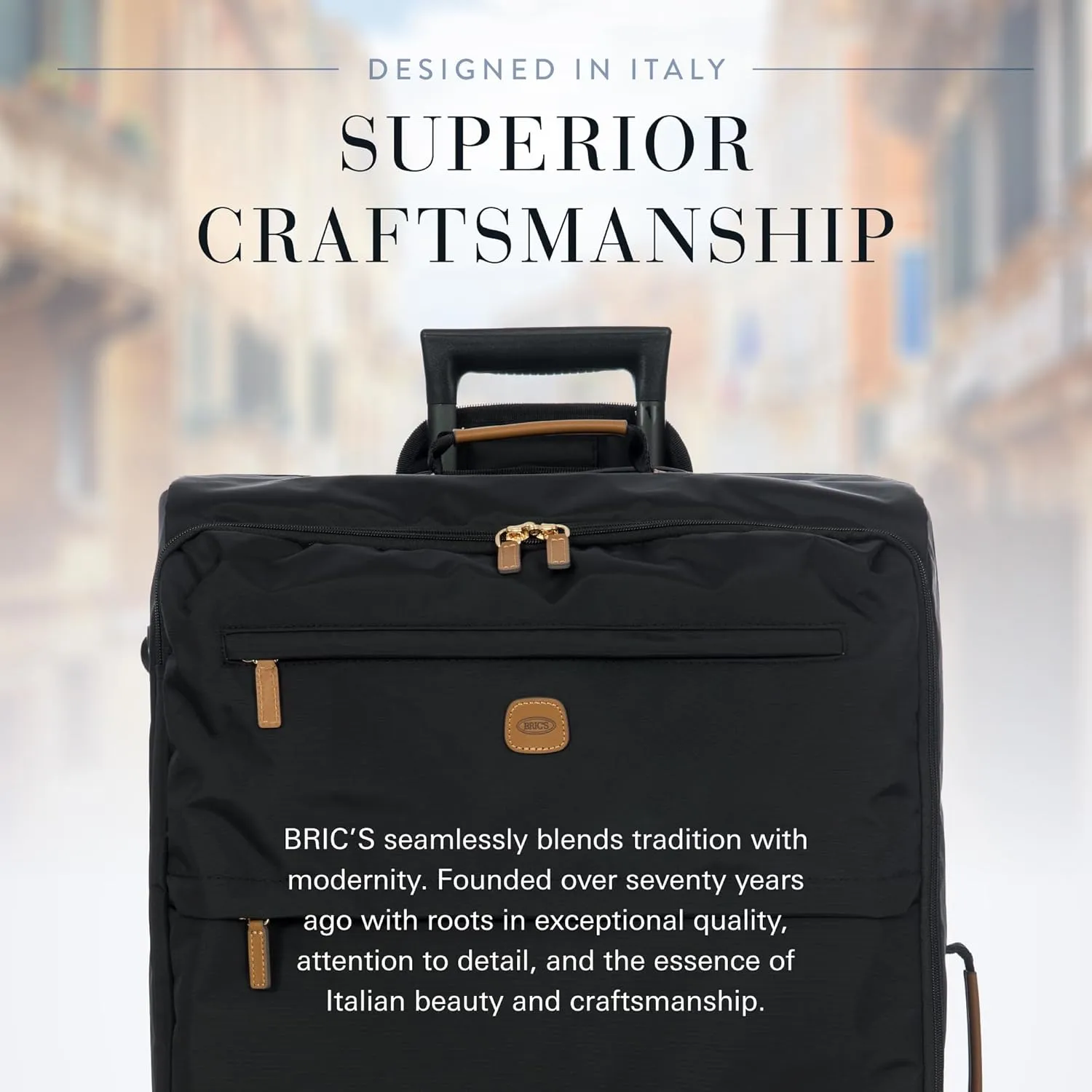Bric's X-Bag Large Spinner with Frame - 30 Inch - Suitcases with Wheels - Checked Luggage - Black