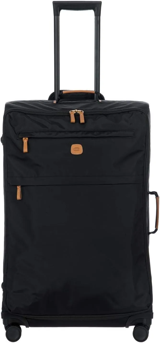 Bric's X-Bag Large Spinner with Frame - 30 Inch - Suitcases with Wheels - Checked Luggage - Black