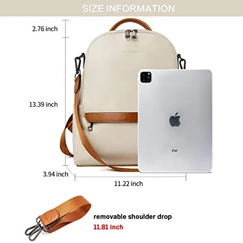 BROMEN Anti-theft Leather Backpack Purse