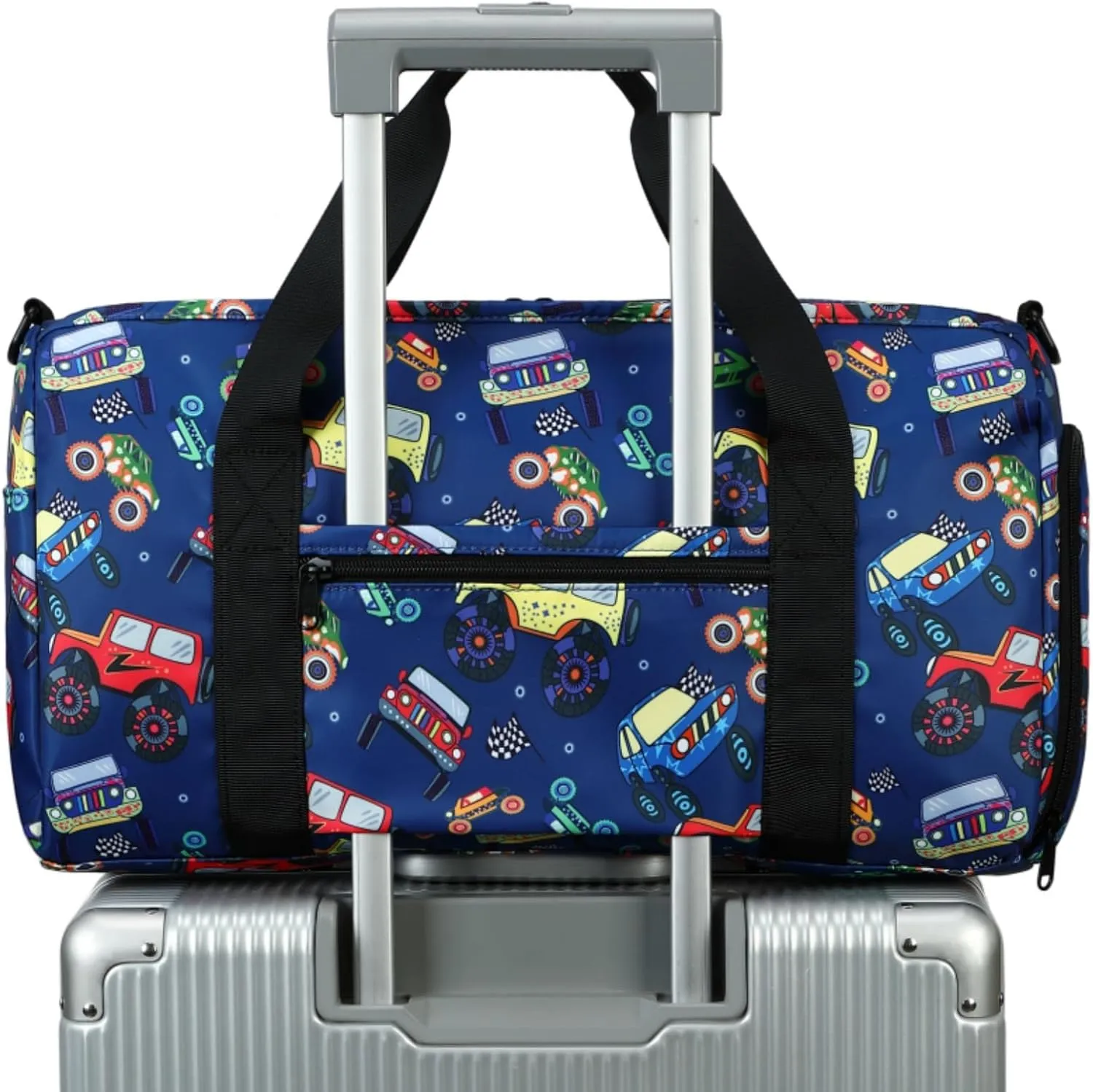 CAMTOP Kids Duffel Bag Boys Overnight Bag Small Weekender Carry-On Tote for Travel Gym Sport