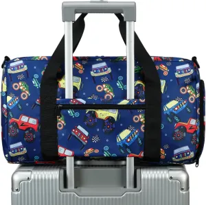 CAMTOP Kids Duffel Bag Boys Overnight Bag Small Weekender Carry-On Tote for Travel Gym Sport