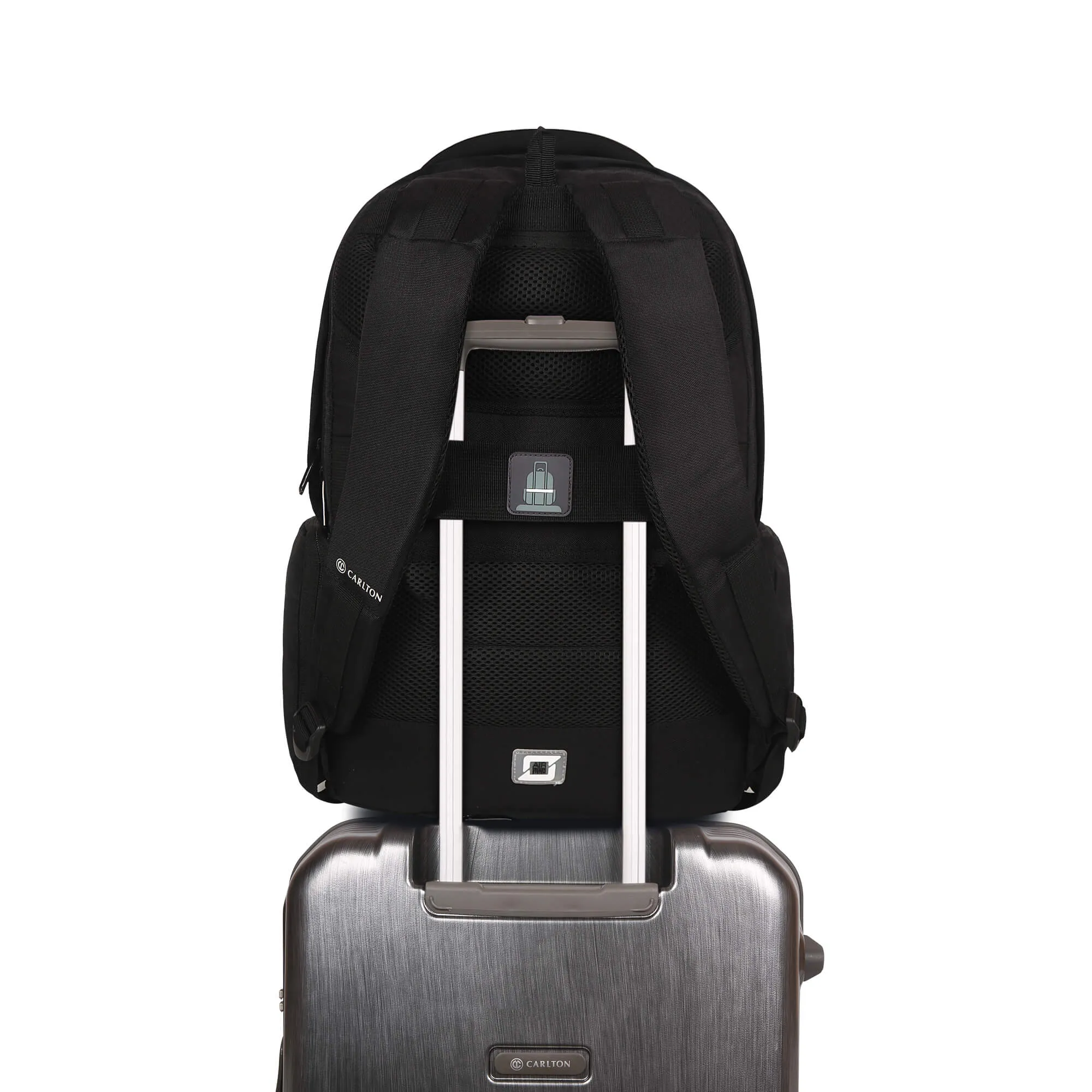 Carlton Dorset Laptop Backpack Jet Black