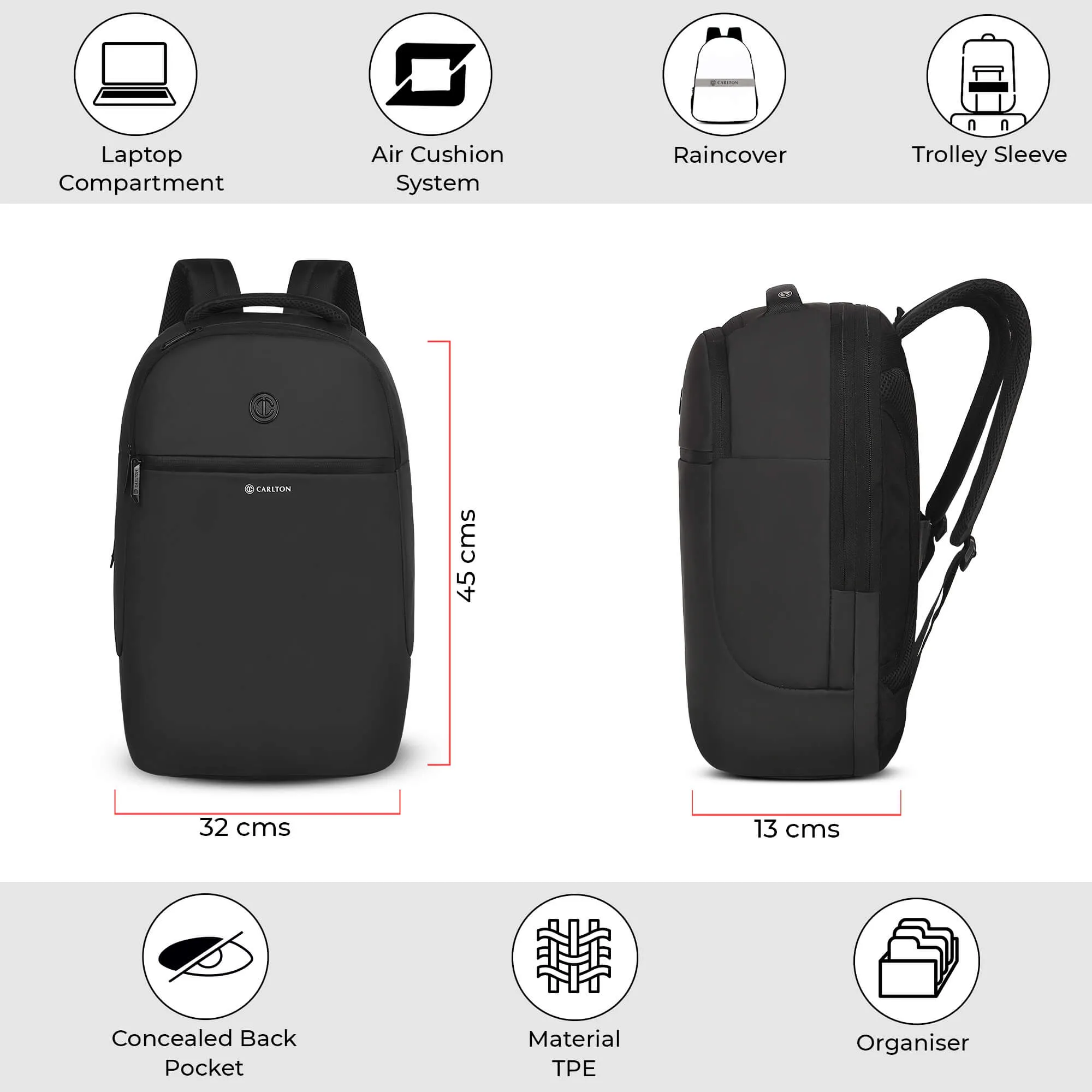 Carlton Dorset Laptop backpack