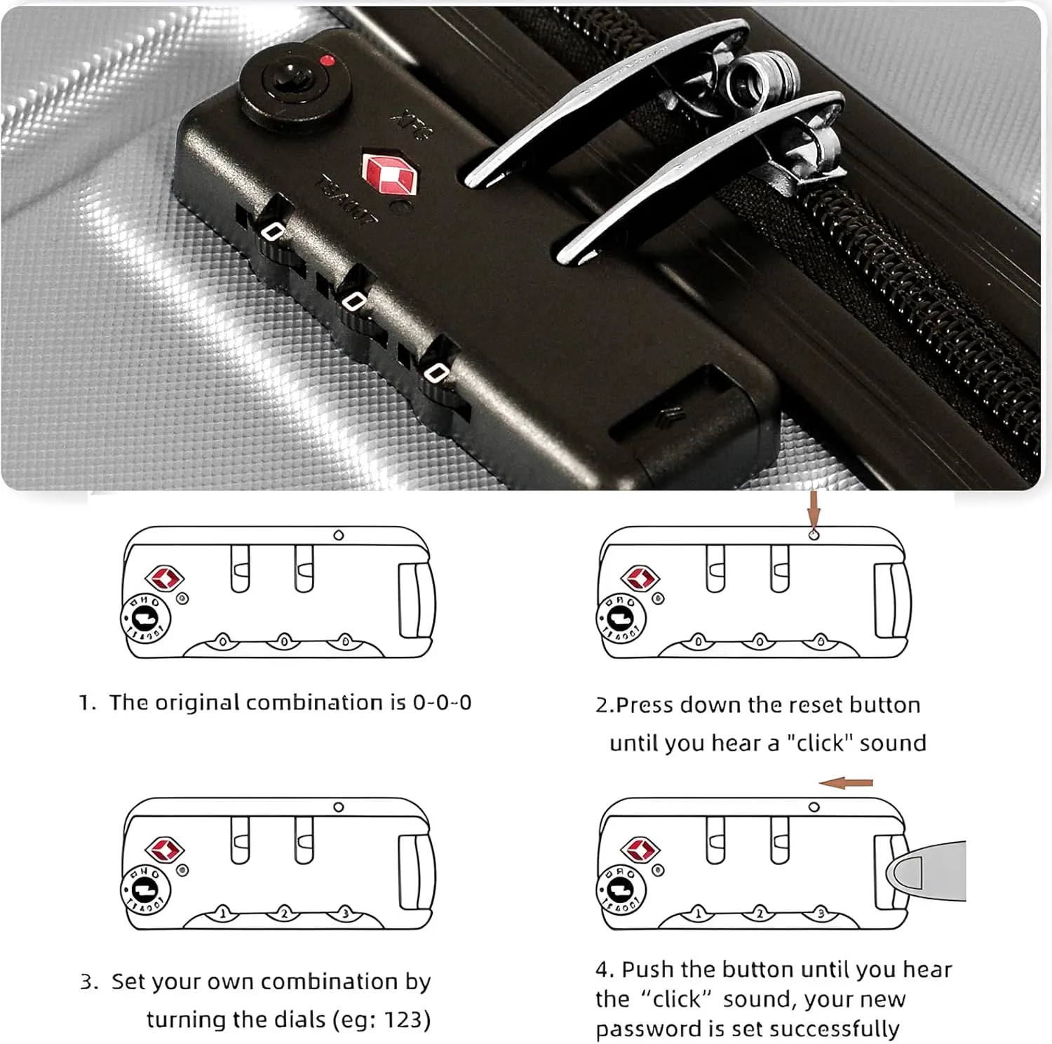 Carry On Luggage with Wheels,20 inch Hard Shell Rolling Suitcase for Travel,Lightweight Small Carry-On Luggage for Plane,Silver&Grey