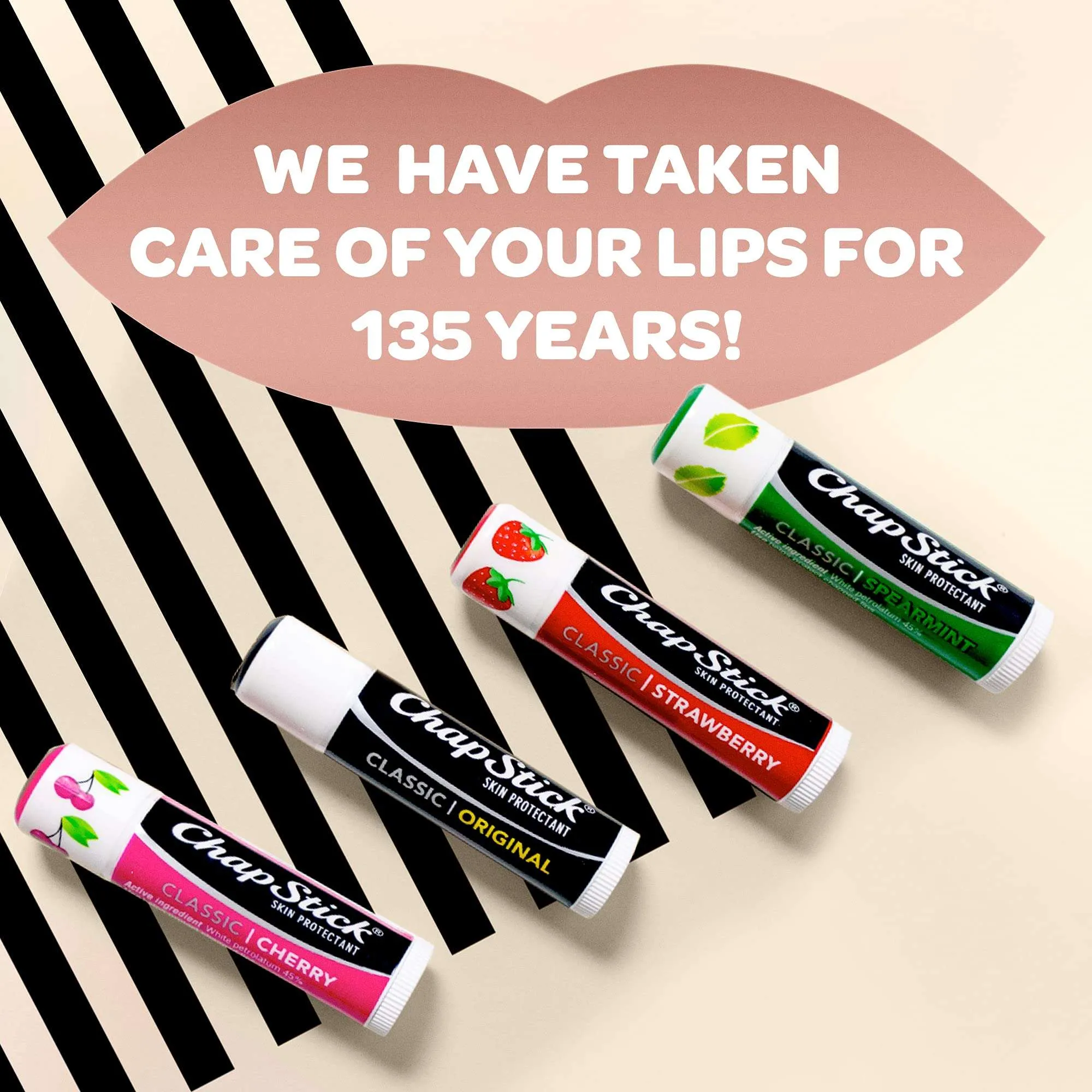 ChapStick Lip Moisturizer, Cake Batter 3-Packs (12 Sets/36 Tubes) – Bulk Lip Balm, Irresistible & Sweet, 0.15 Oz Ea