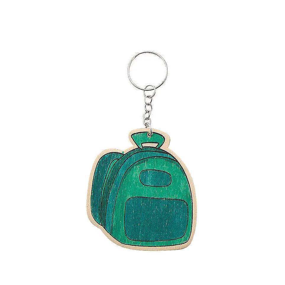Color Your Own Camp Key-Chains (12 Pack)