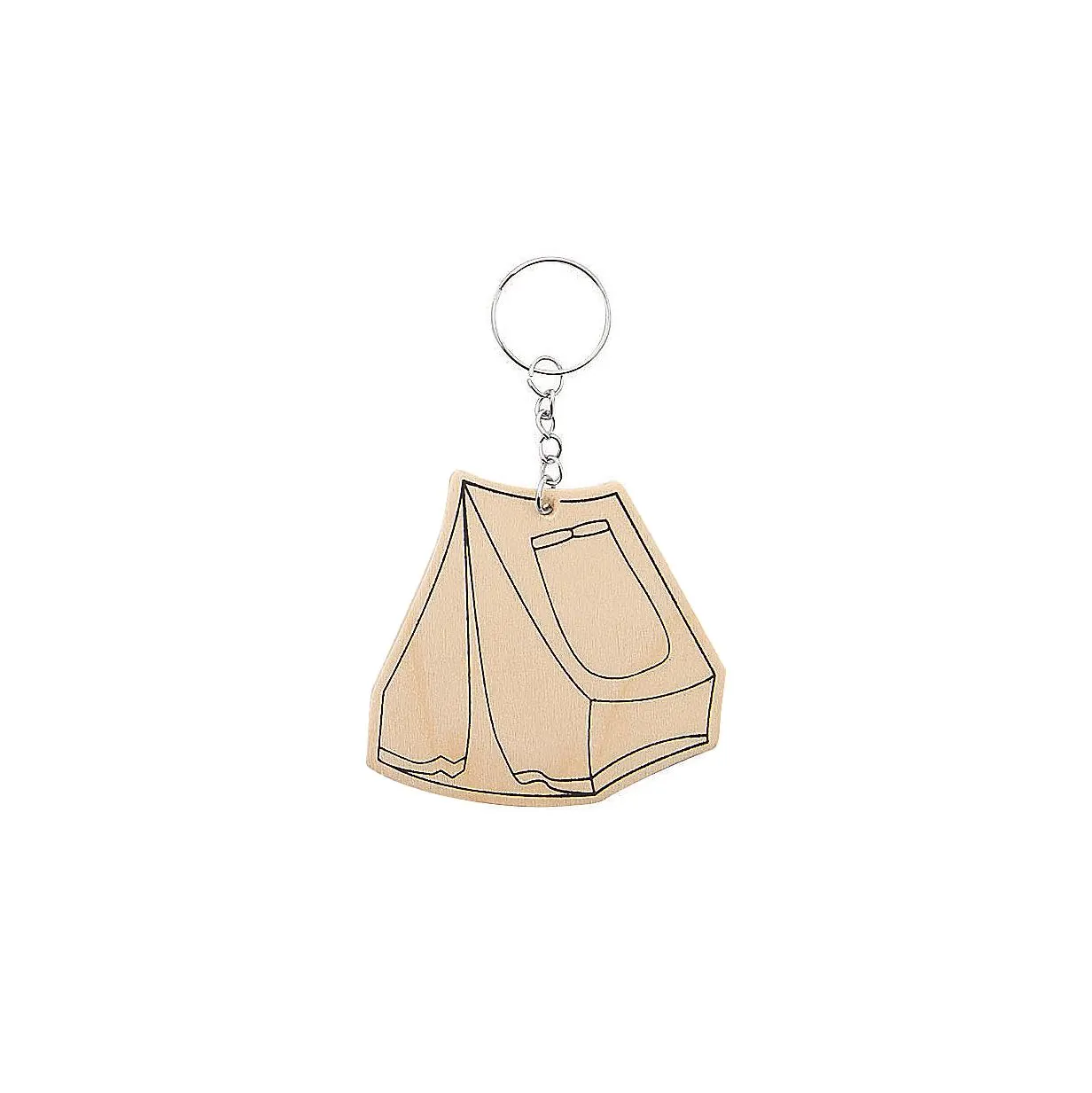 Color Your Own Camp Key-Chains (12 Pack)