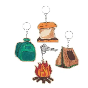 Color Your Own Camp Key-Chains (12 Pack)