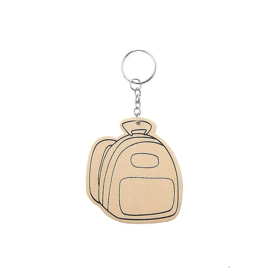Color Your Own Camp Key-Chains (12 Pack)