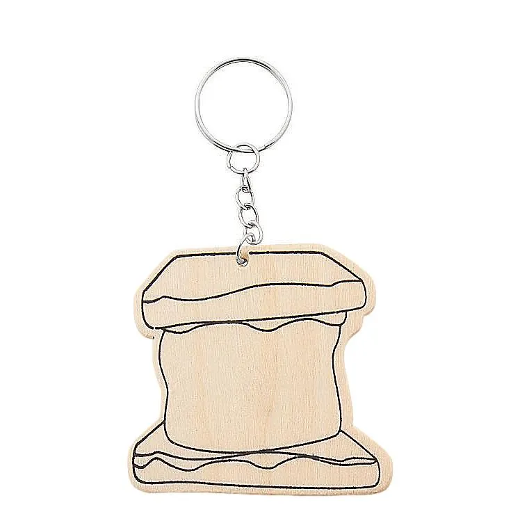 Color Your Own Camp Key-Chains (12 Pack)