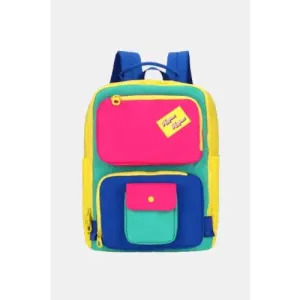 Contrast Nylon Backpack