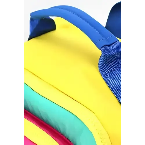 Contrast Nylon Backpack