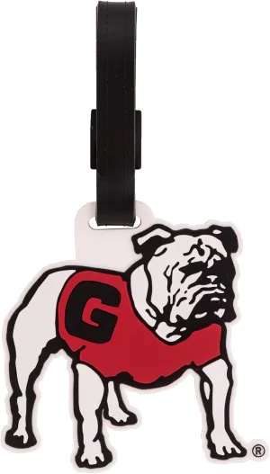 Desert Cactus University of Georgia Luggage Tag UGA Dawgs Durable PVC Travel ID Label for Bags and Backpacks (Design C)