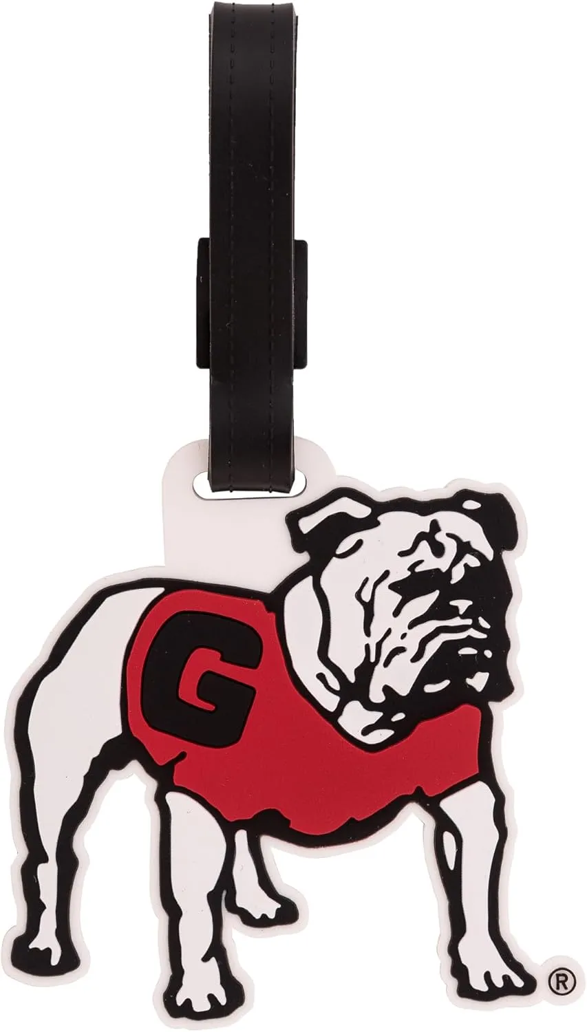 Desert Cactus University of Georgia Luggage Tag UGA Dawgs Durable PVC Travel ID Label for Bags and Backpacks (Design C)