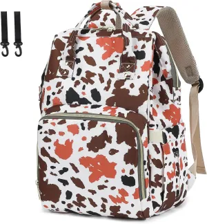 Diaper Bag Backpack Flame Print Diaper Backpack for Mom Dad Multi-Function Baby Bag Maternity Bag Nappy Bags with Insulated Pockets and Large Capacity
