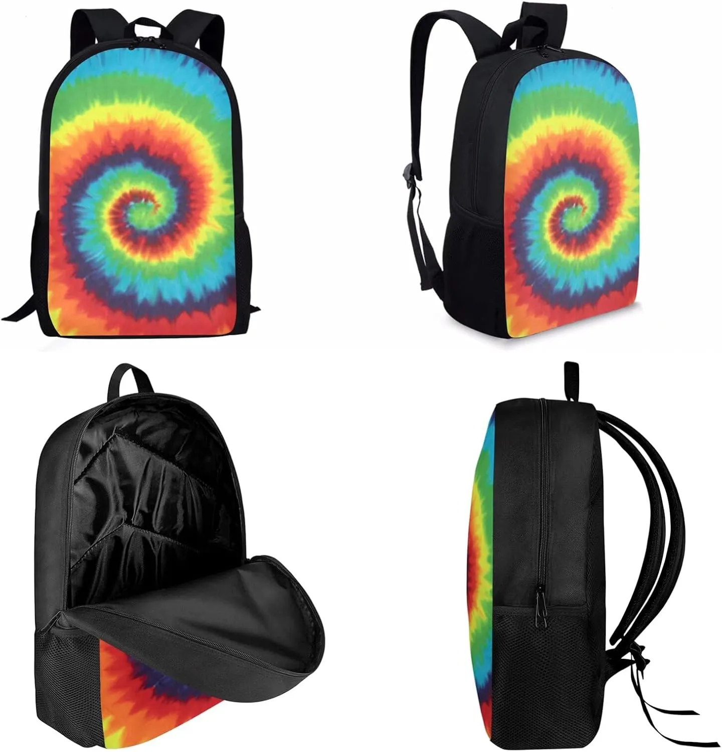 Dolyues Giraffe Backpack Set School Bookbag Sets with Crossbody Shoulder Lunch Bags and Pencil Box Pouch Travel Bag for Kids Cute School Bag 3 Piece Full Set
