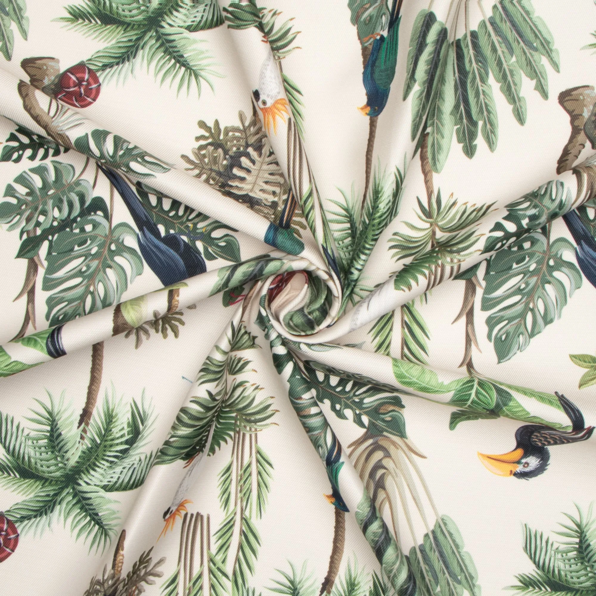 Eco Fabric Toucan White 140cm