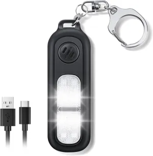 Elecpow 130db Personal Safety Alarm with Strobe Light - Wearable Clip & Keychain Personal Safety Siren for Women Running, Travel Safe Waterproof Safety Personal Protection for Women &Kids to Carry