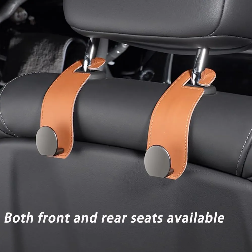 for Alfa Romeo Spider Convertible 2019 2020 2021 2022 Car Seat Hooks,Car Storage Hooks Back Seat Headrest Hanger Backrest Hooks for Bags, Purses, Handbags,B Black