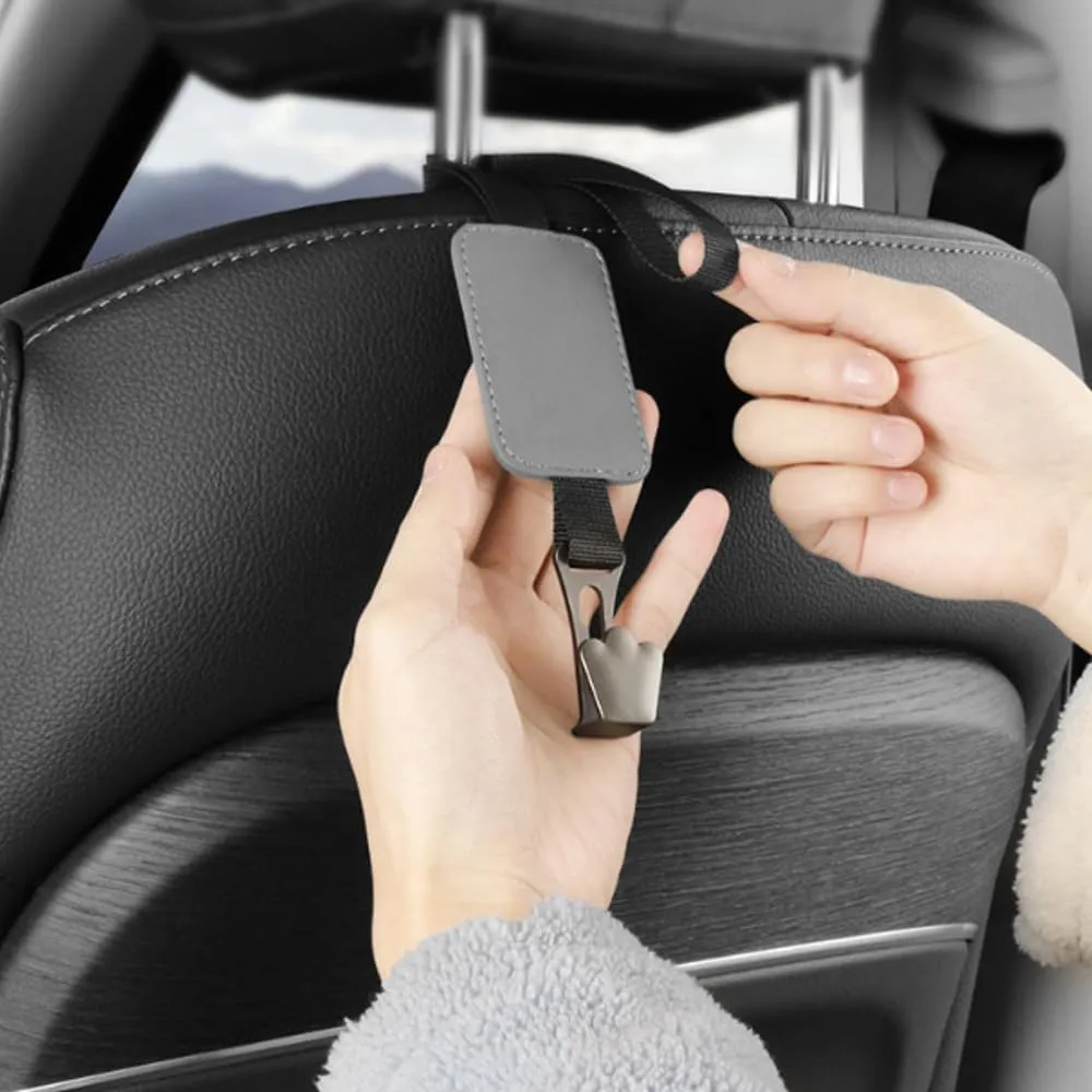 for Alfa Romeo Spider Convertible 2023 2024 Car Seat Hooks,Car Storage Hooks Back Seat Headrest Hanger Backrest Hooks for Bags, Purses, Handbags,E Green