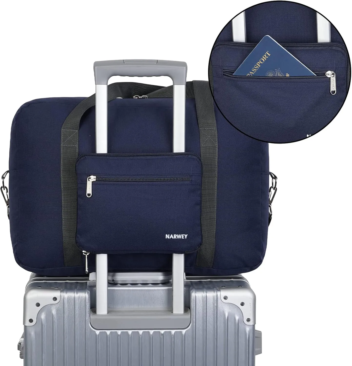For Spirit Airlines Foldable Travel Duffel Bag Tote Carry on Luggage for Women and Girls