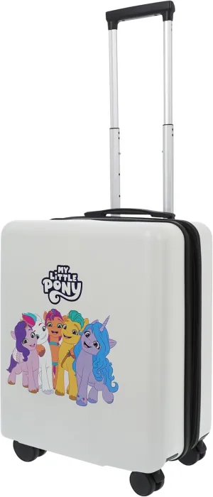 FUL Little Pony 22.5 Inch Carry On Luggage, Hardshell Rolling Suitcase with Spinner Wheels, White