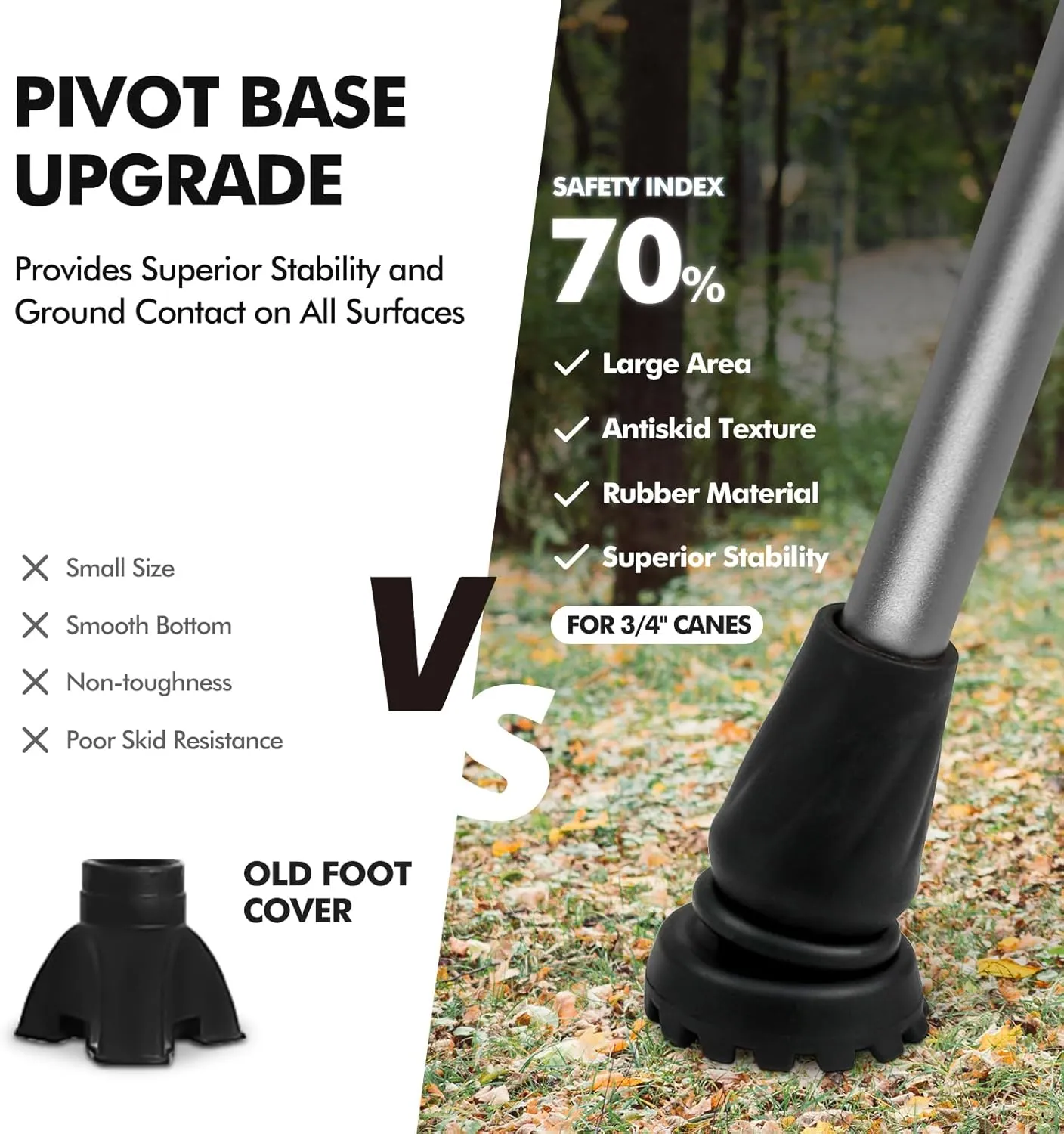 GPTCAMP Walking Cane and Walking Stick for Men Women,Lightweight Folding Canes with Offset Soft Cushioned Handle,Adjustable & Collapsible,Mobility & Leg Surgery Recovery