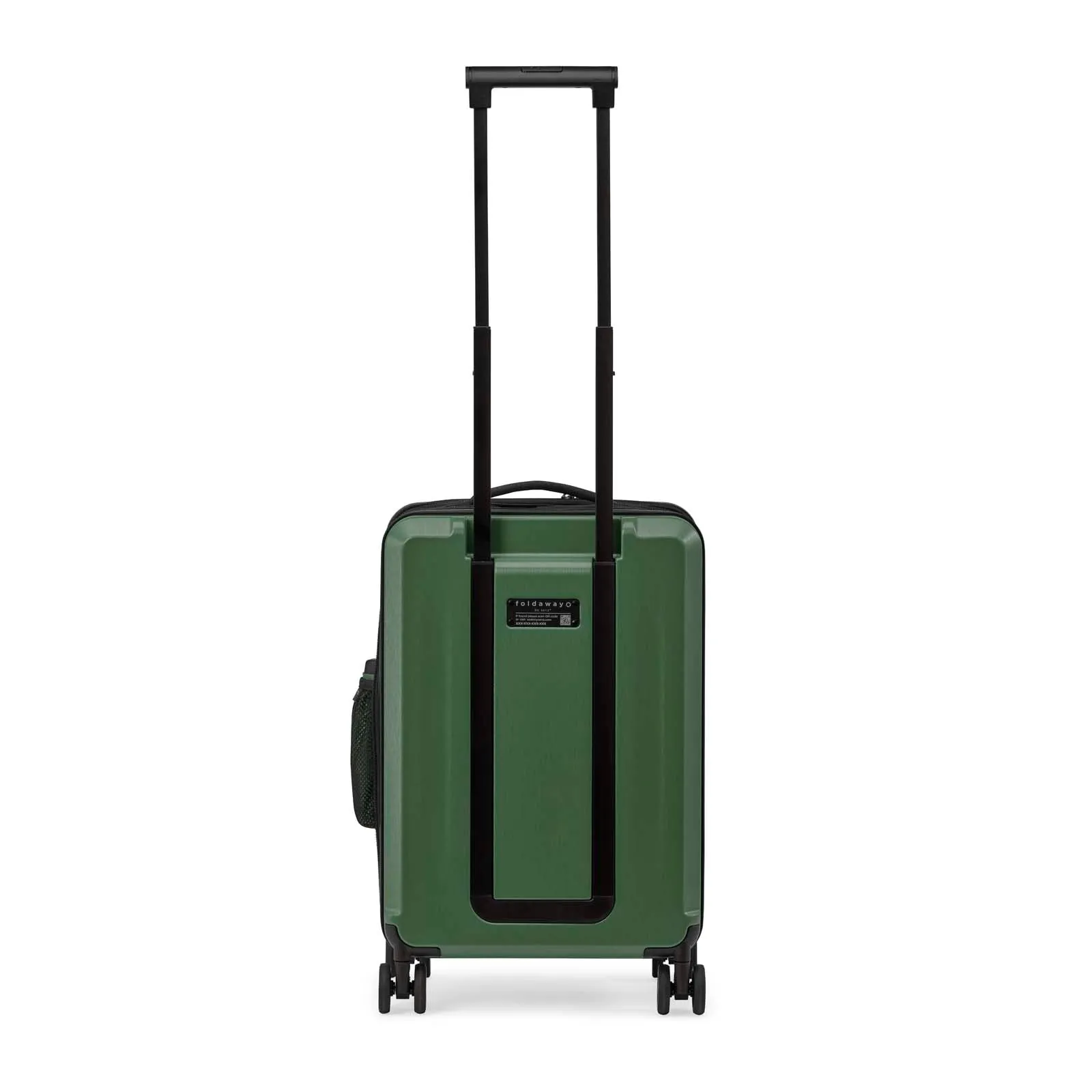 Green foldable carry on trolley sen z° foldaway carry on trolley