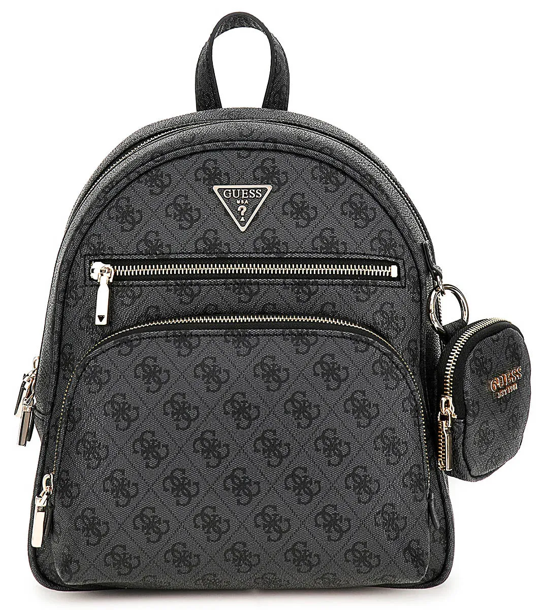 Guess Power Play Backpack In Coal For Women