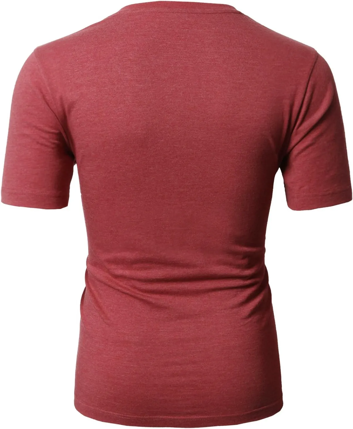 H2H Mens Casual Slim Fit Short Sleeve T-Shirts Soft Lightweight V-Neck/Crew-Neck Size XS to 3XL
