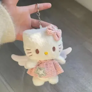 Hello Kitty Fairy Wings Plush Keychain