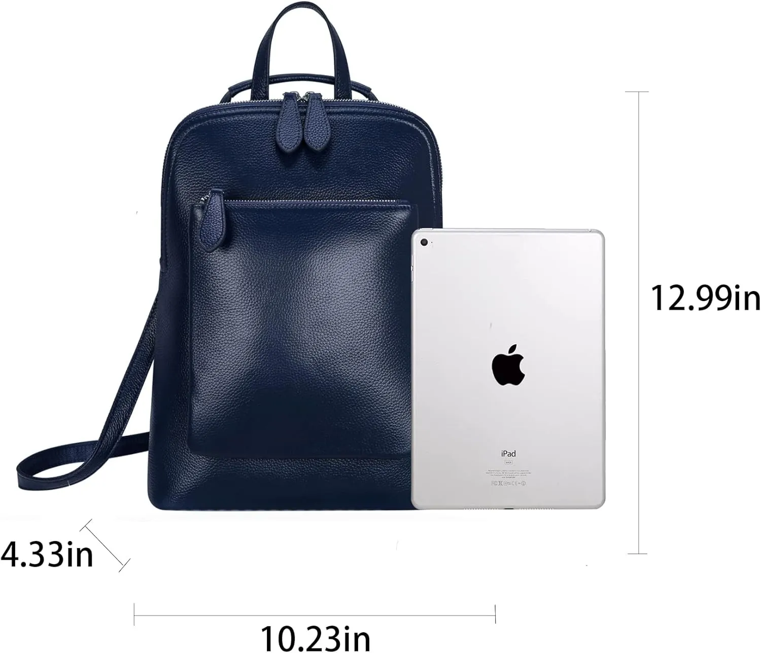 HESHE Backpack for Women Leather Backpack Purse Convertible Designer Bag Back Pack for Work Everything Bag