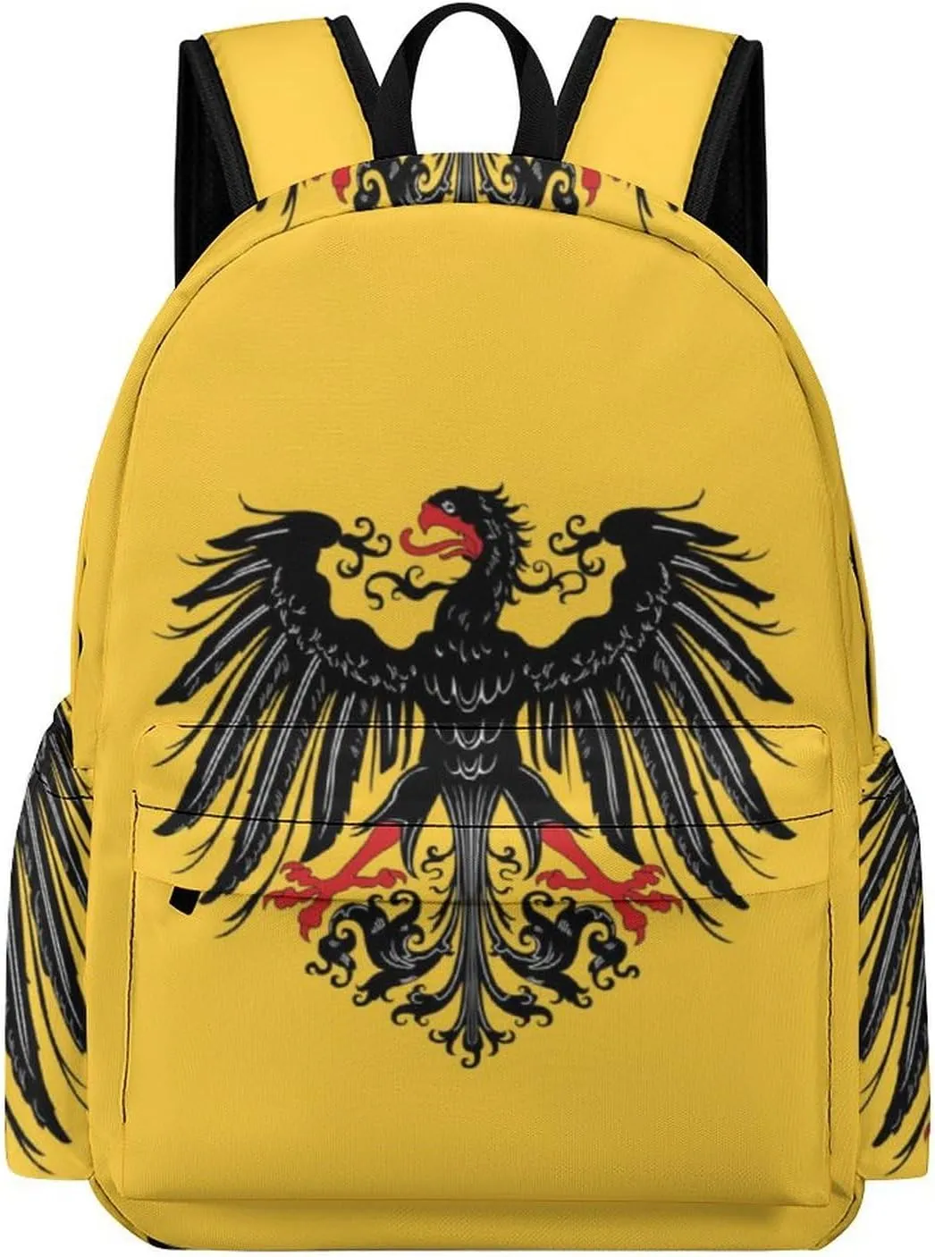 Historical Flag of Holy Roman Empire Casual Backpack Travel Hiking Laptop Business Bag for Men Women Work Camping Gym